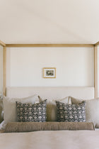 Oversized Damask Bolster Pillow - 8