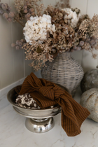 Mini Checkered Tea Towel - Rust