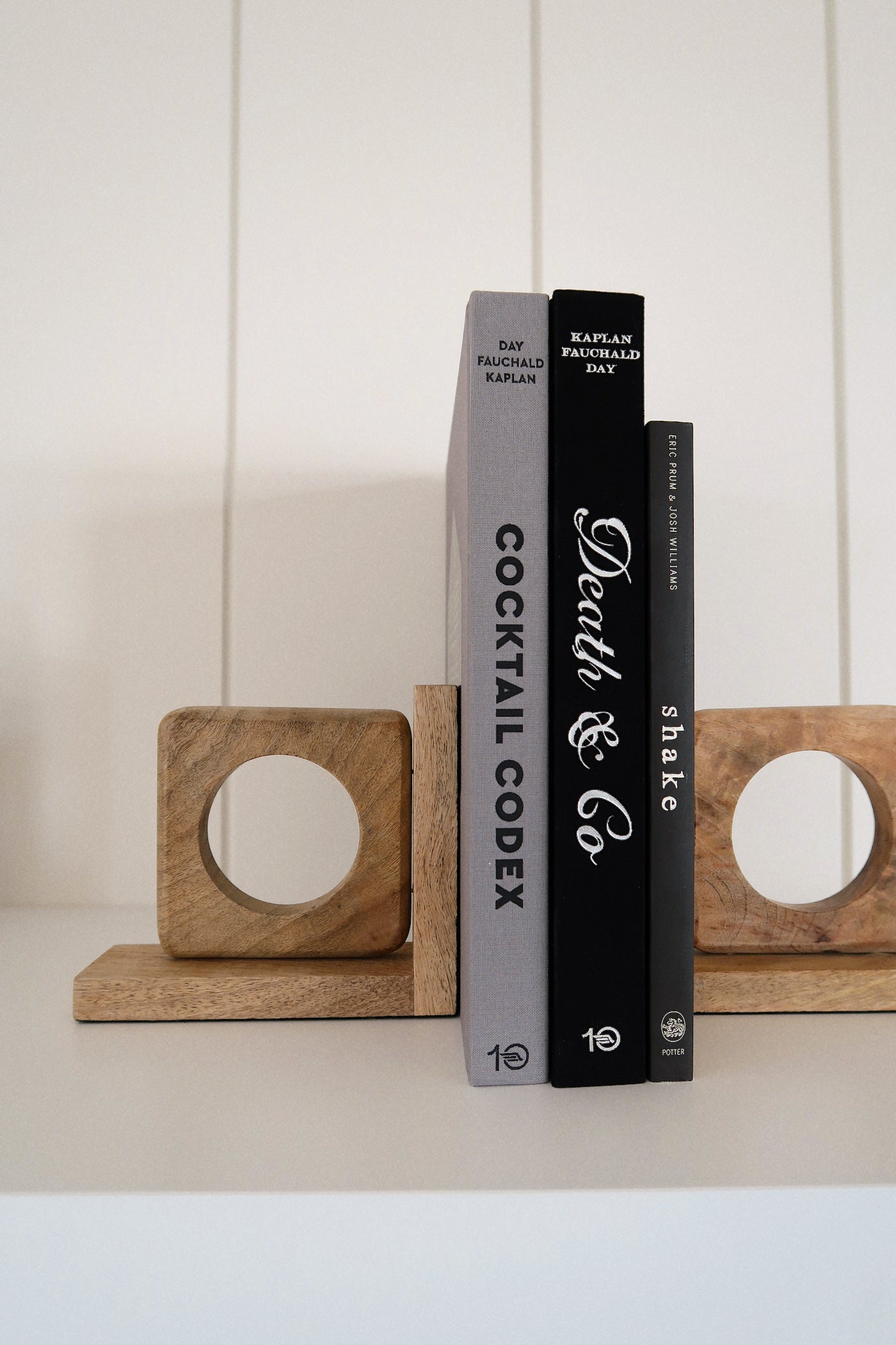 Cade Wood Bookends - Set of 2
