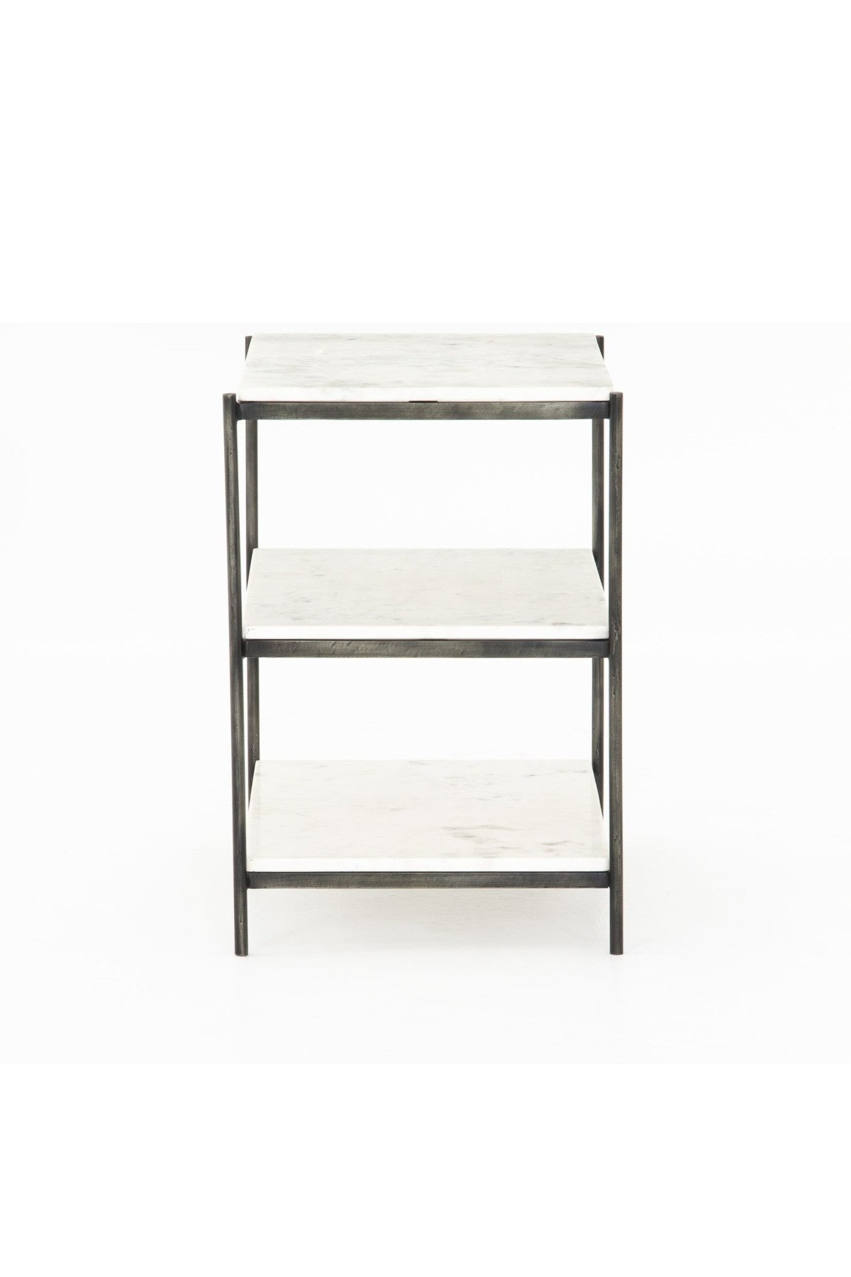 Posed Nightstand - Hammered Grey