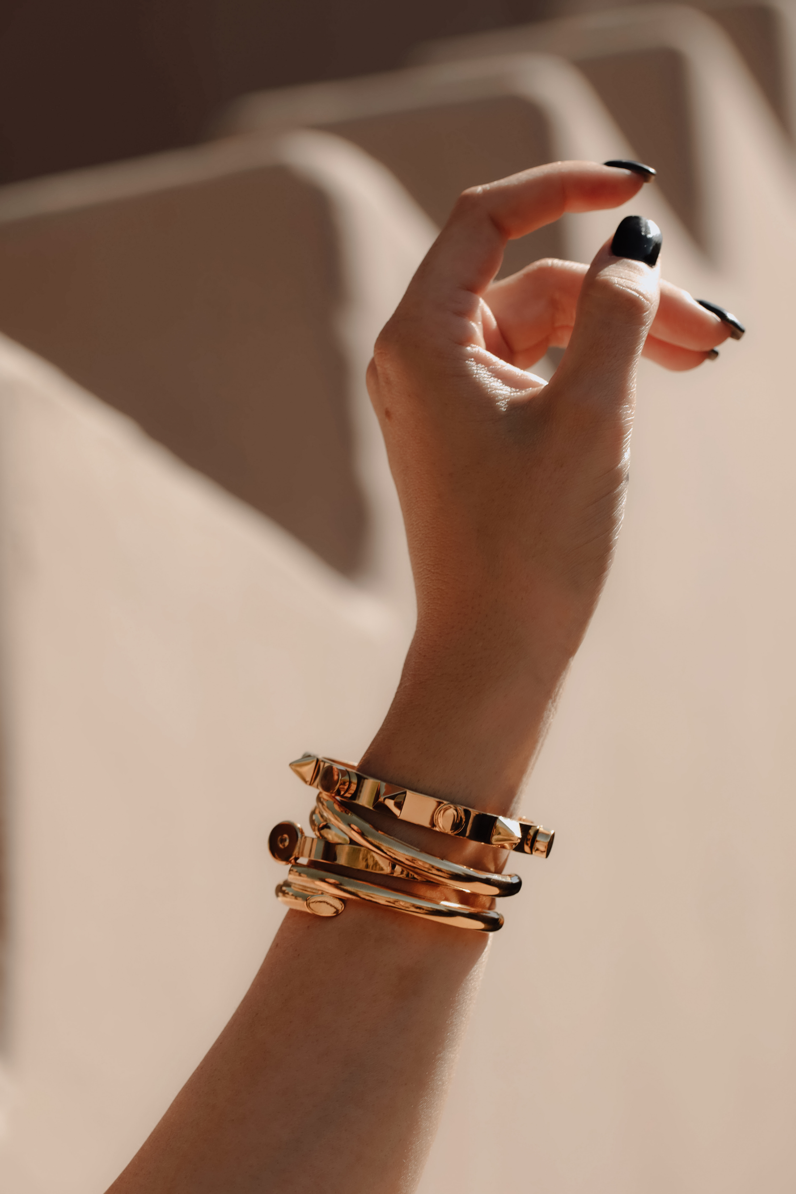 Ember Studded Bracelet - Gold
