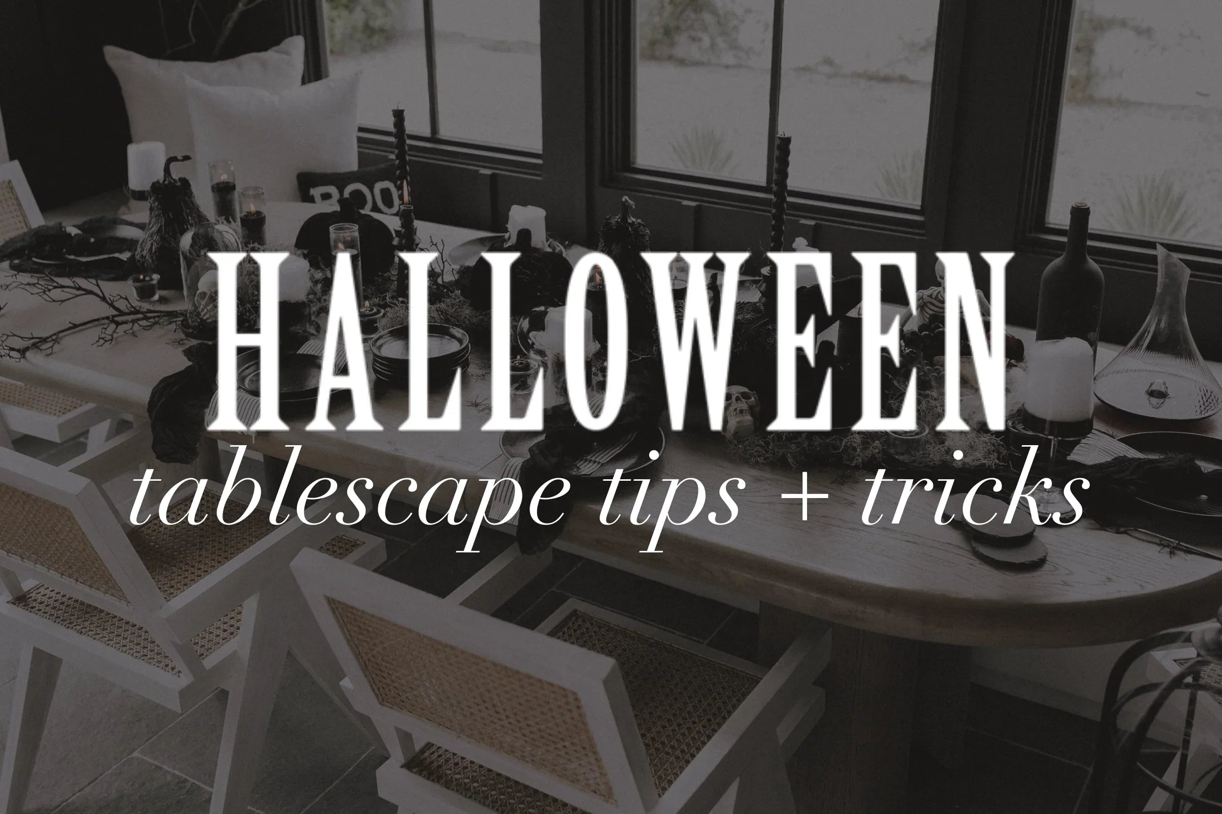 Halloween Tablescape