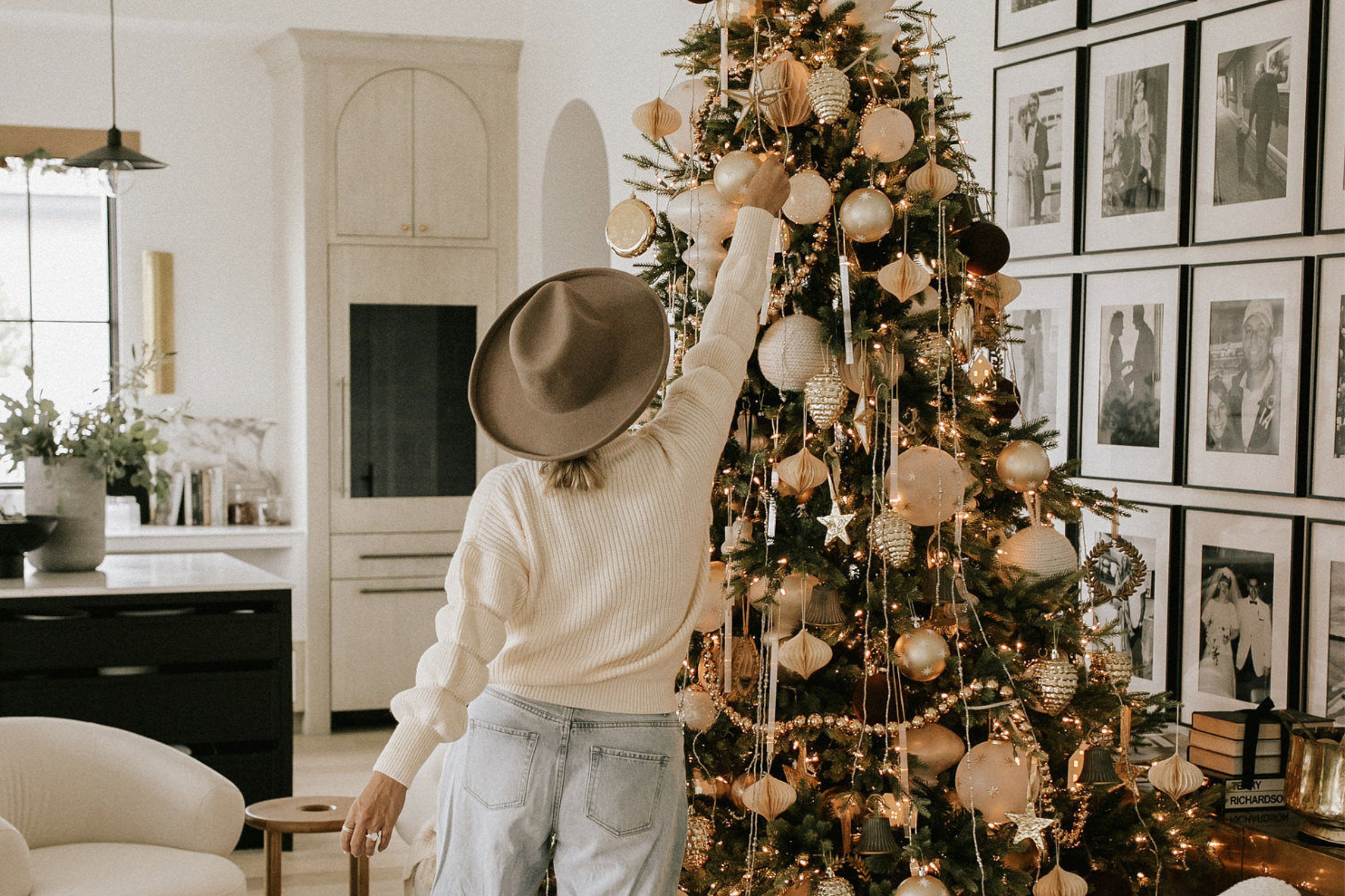 How We Styled Our 2022 Luxe Boho Christmas Tree