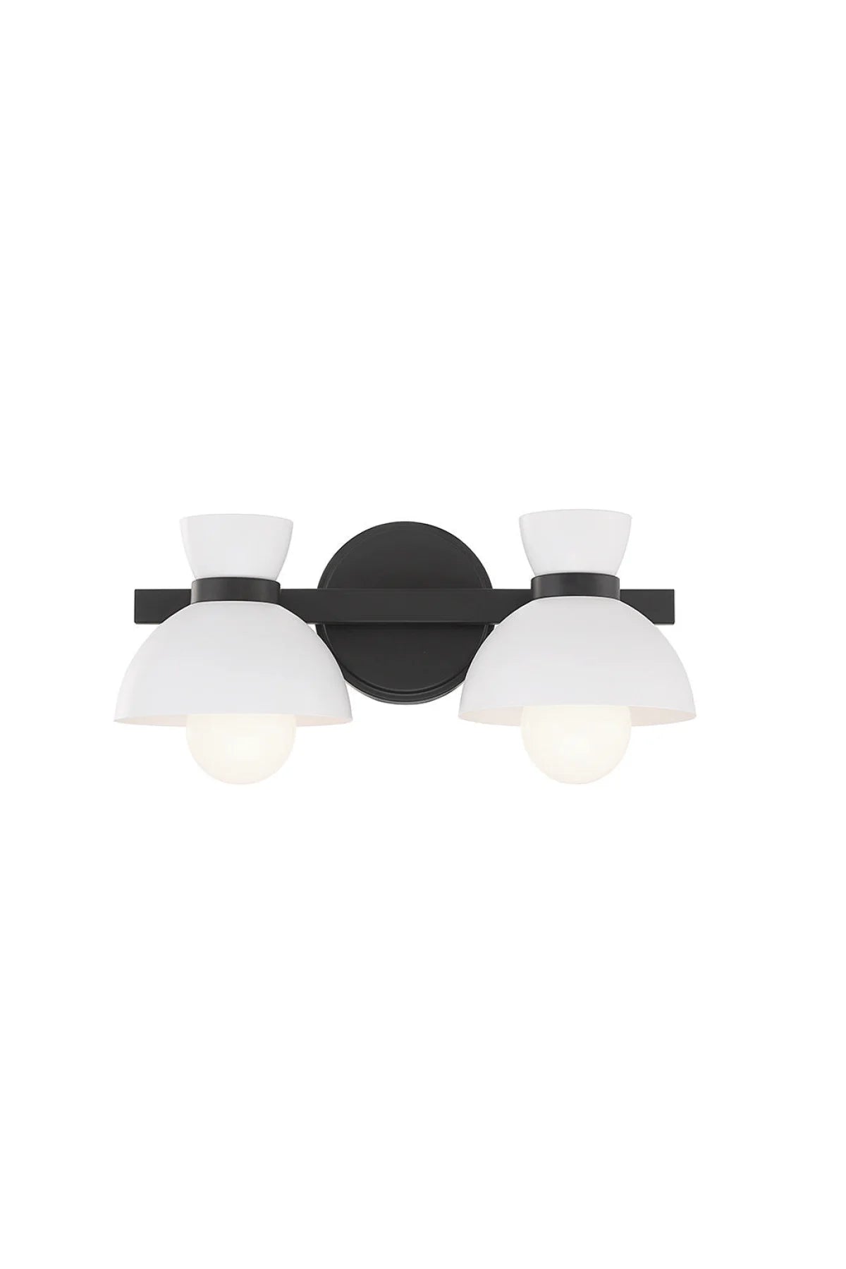 Neptune 2-Light Bathroom Vanity - Matte Black