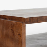 Wesley Burl Coffee Table - 2 Finishes