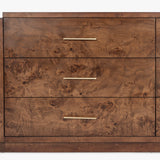 Wesley 6-Drawer Burl Dresser - 2 Finishes
