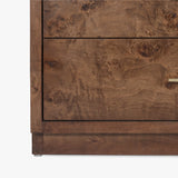 Wesley 6-Drawer Burl Dresser - 2 Finishes