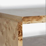Wesley Burl Coffee Table - 2 Finishes