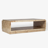 Wesley Burl Coffee Table - 2 Finishes