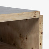 Wesley Burl Coffee Table - 2 Finishes