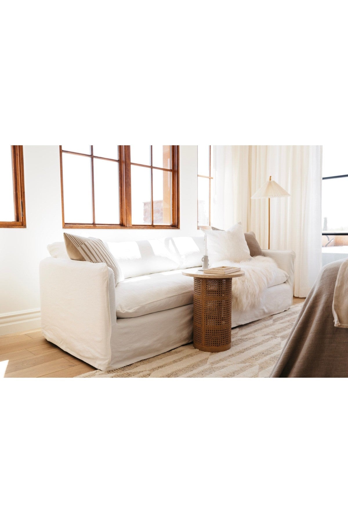 Woven Slipcover Sofa