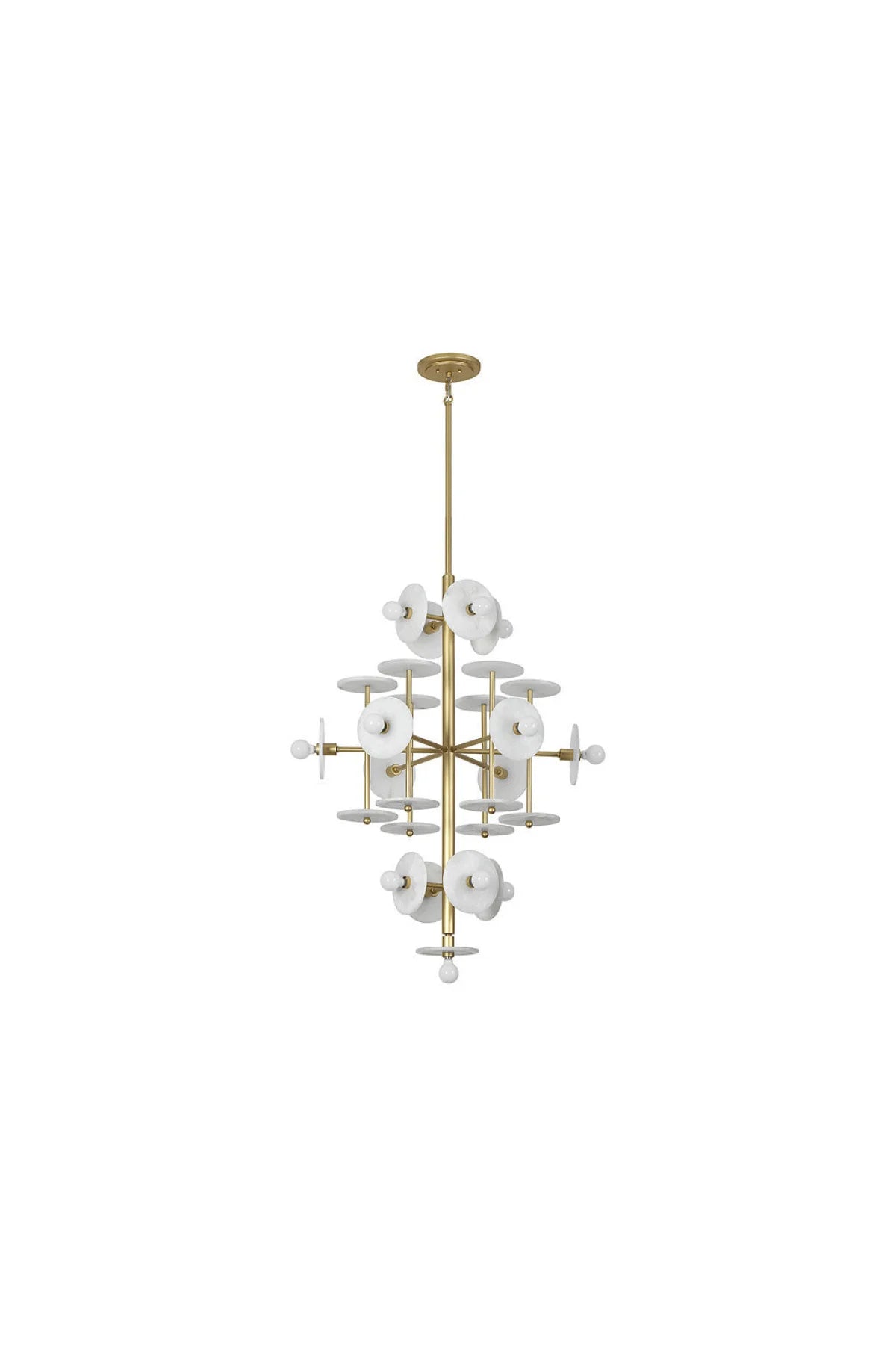 Kalvis 15-Light Chandelier - Gold