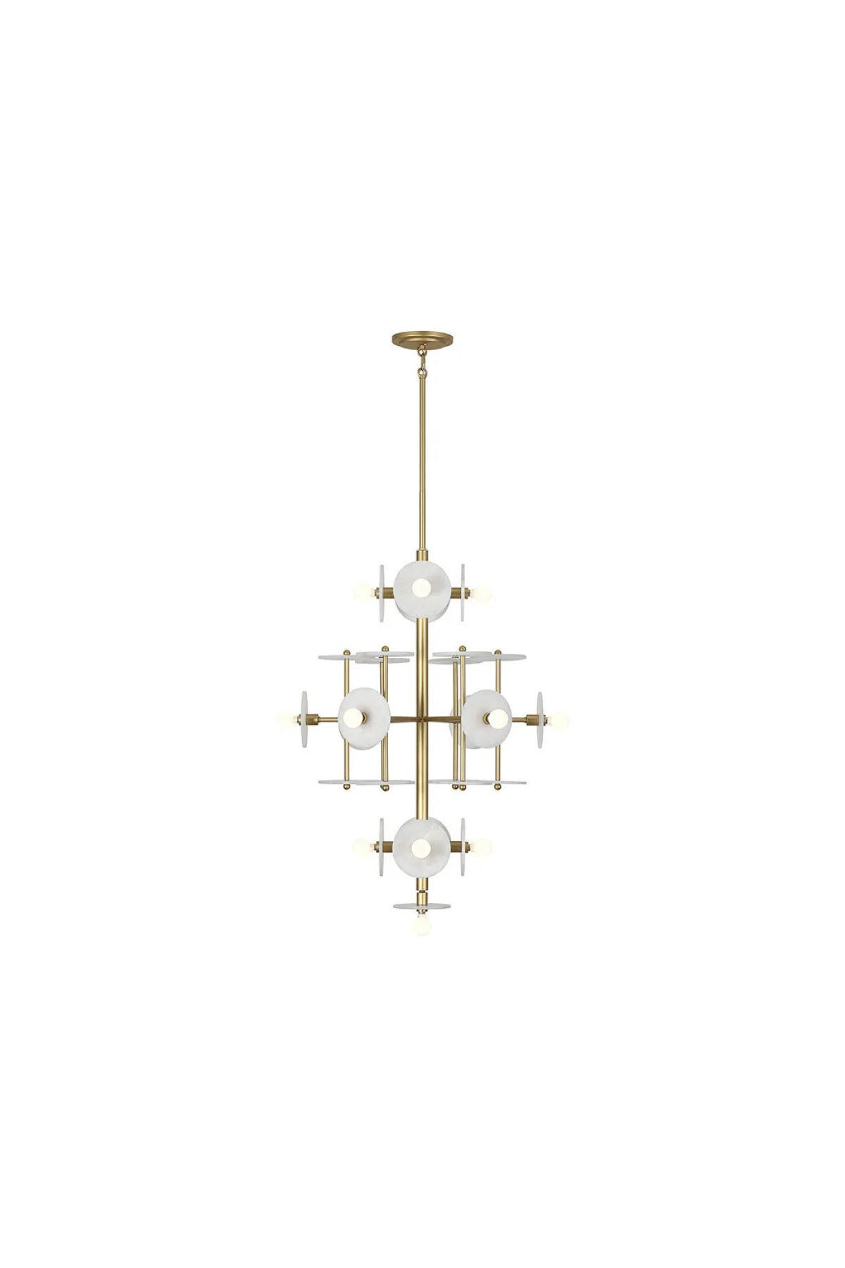 Kalvis 15-Light Chandelier - Gold