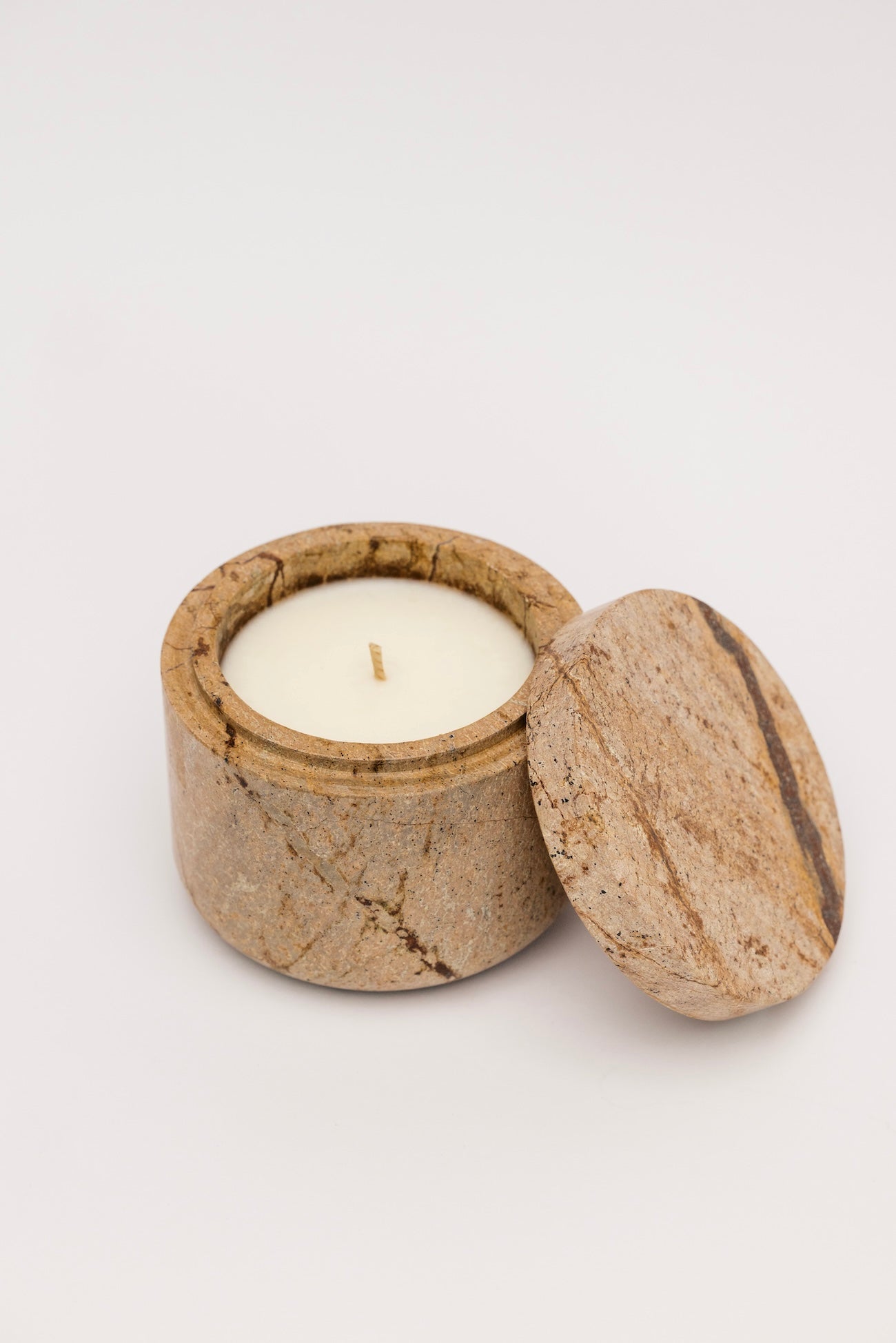 Folklore Marble Candle - Amber & Coconut