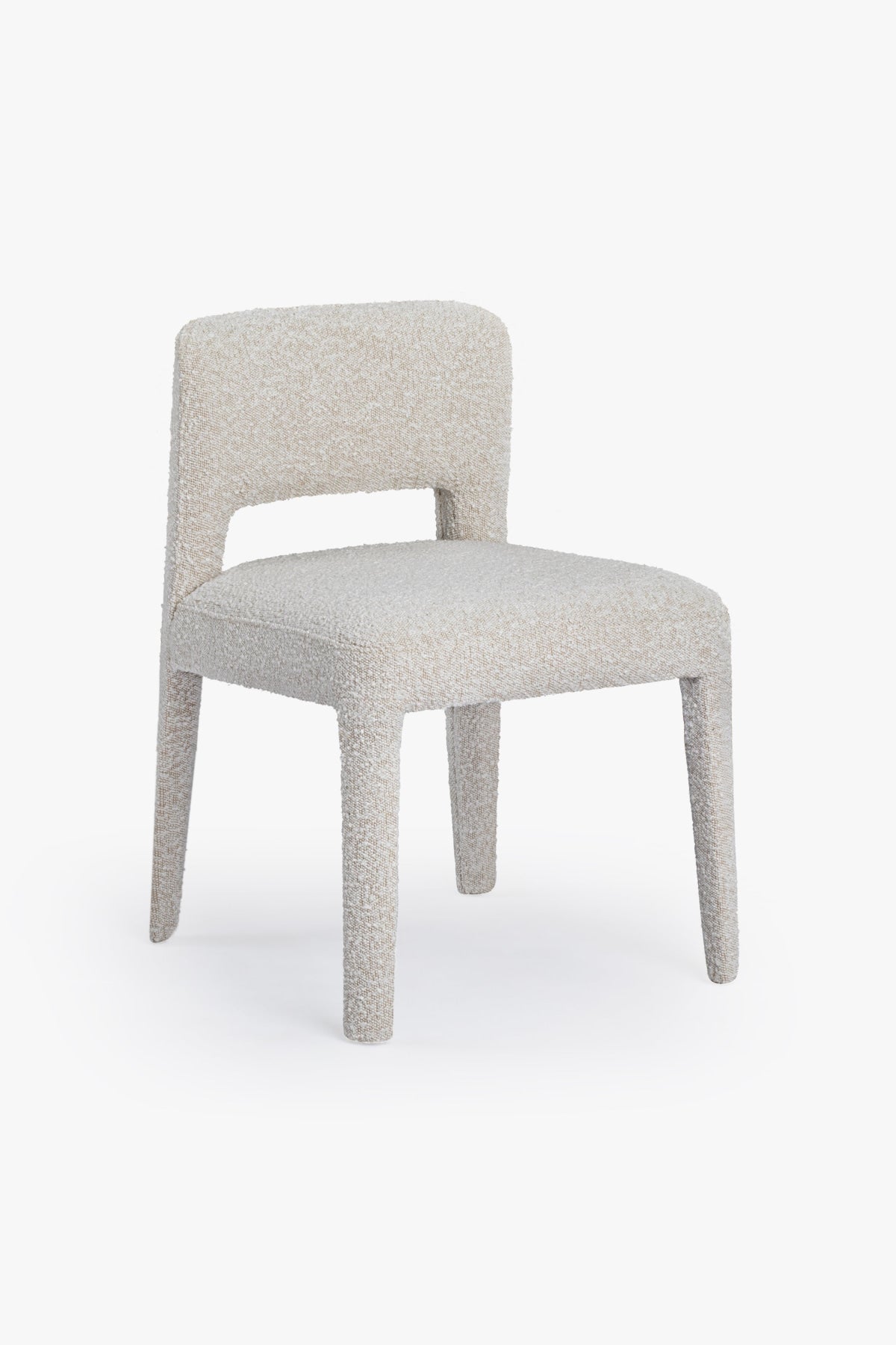 Nico Dining Side Chair - Ivory Boucle