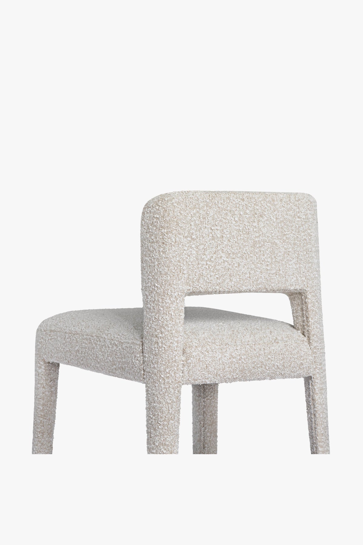 Nico Dining Side Chair - Ivory Boucle