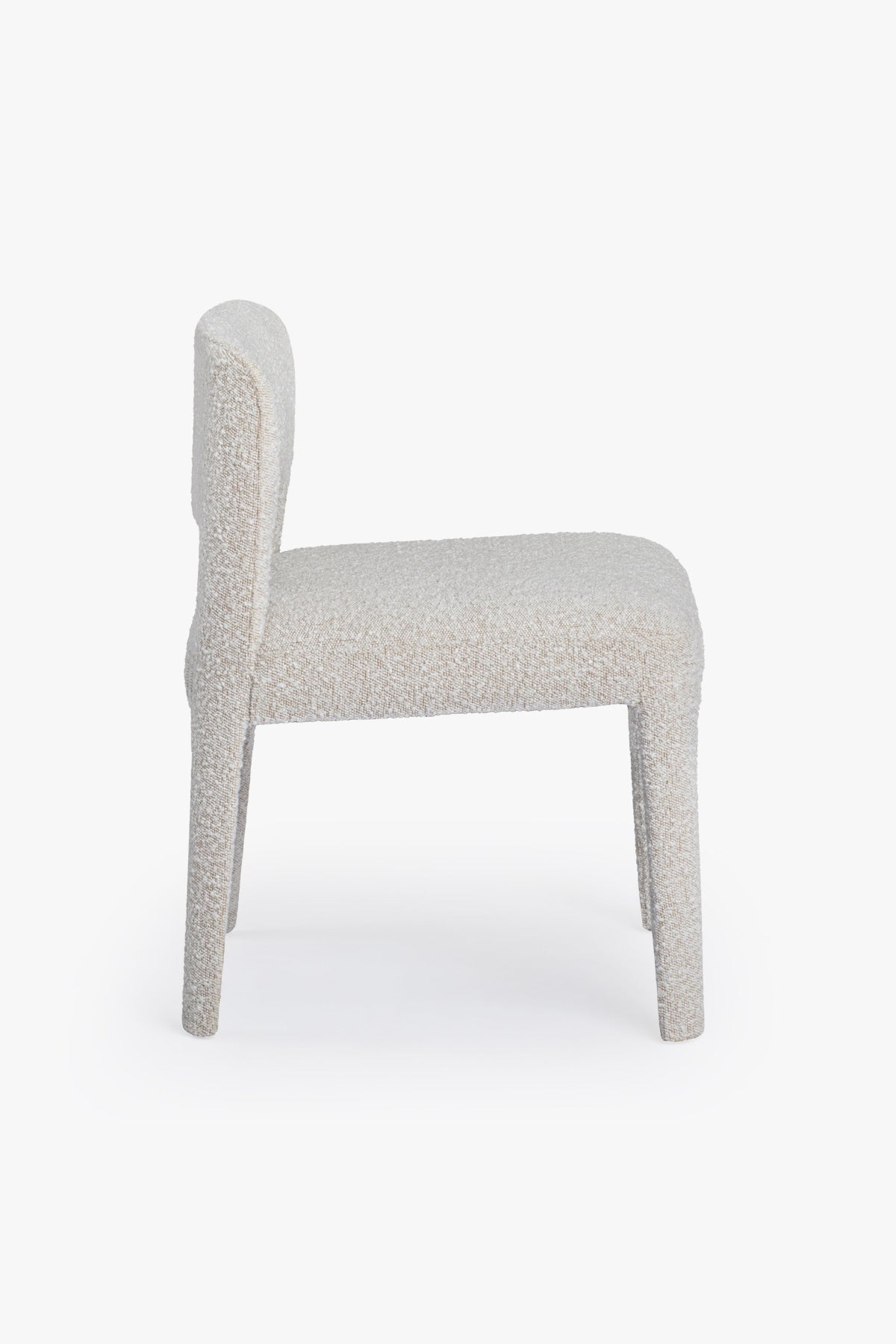 Nico Dining Side Chair - Ivory Boucle