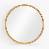 Buddy Round Oak Mirror - 2 Finishes