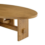Saguaro Oval Oak Coffee Table