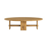 Saguaro Oval Oak Coffee Table