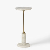 Francesca Marble Drink Table - 4 Finishes