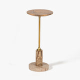 Francesca Marble Drink Table - 4 Finishes