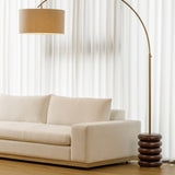 Sandia Arc Floor Lamp - 3 Finishes