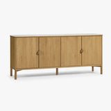 Olive 4-Door Oak Buffet