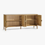 Olive 4-Door Oak Buffet