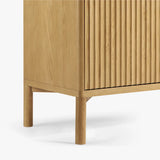 Olive 4-Door Oak Buffet