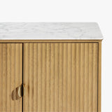 Olive 4-Door Oak Buffet