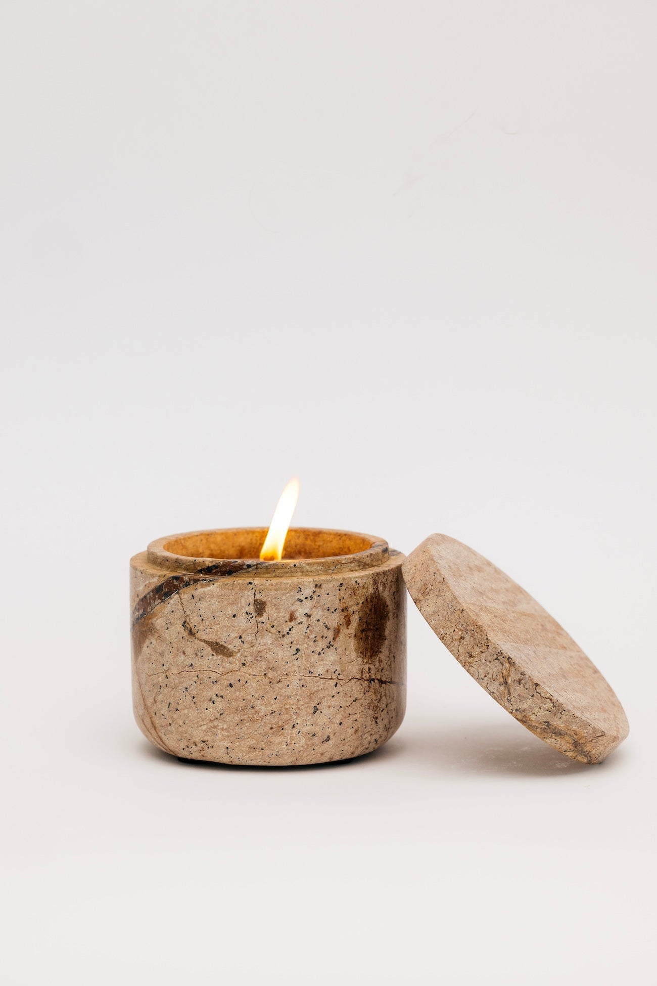 Folklore Marble Candle - Amber & Coconut