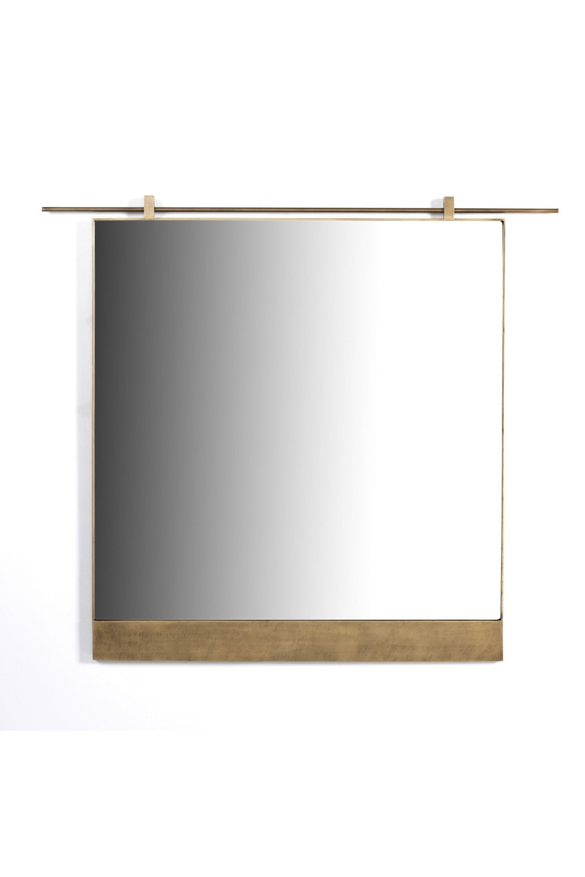 Holden Mirror - Antique Brass