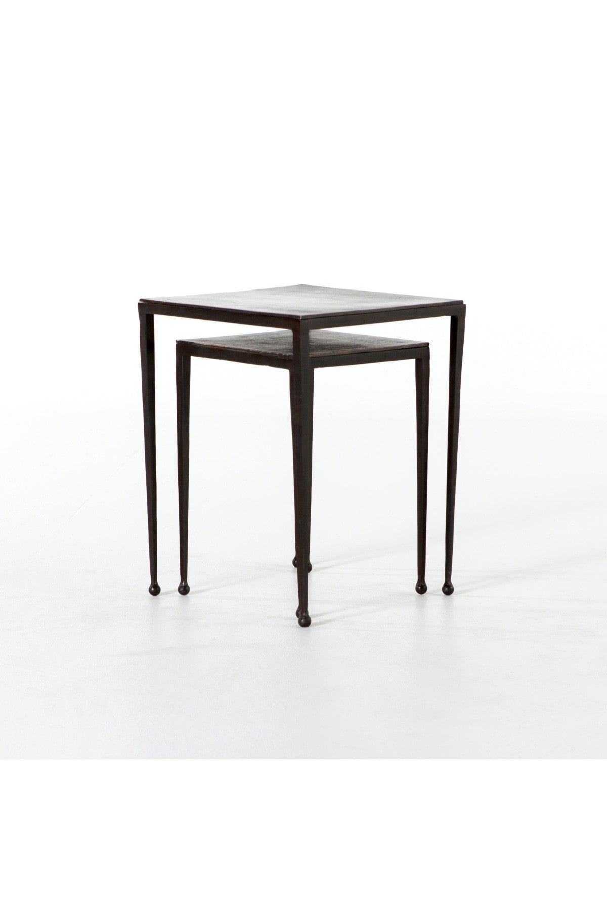 Salton Nesting End Tables - Set of 2 Antique Rust