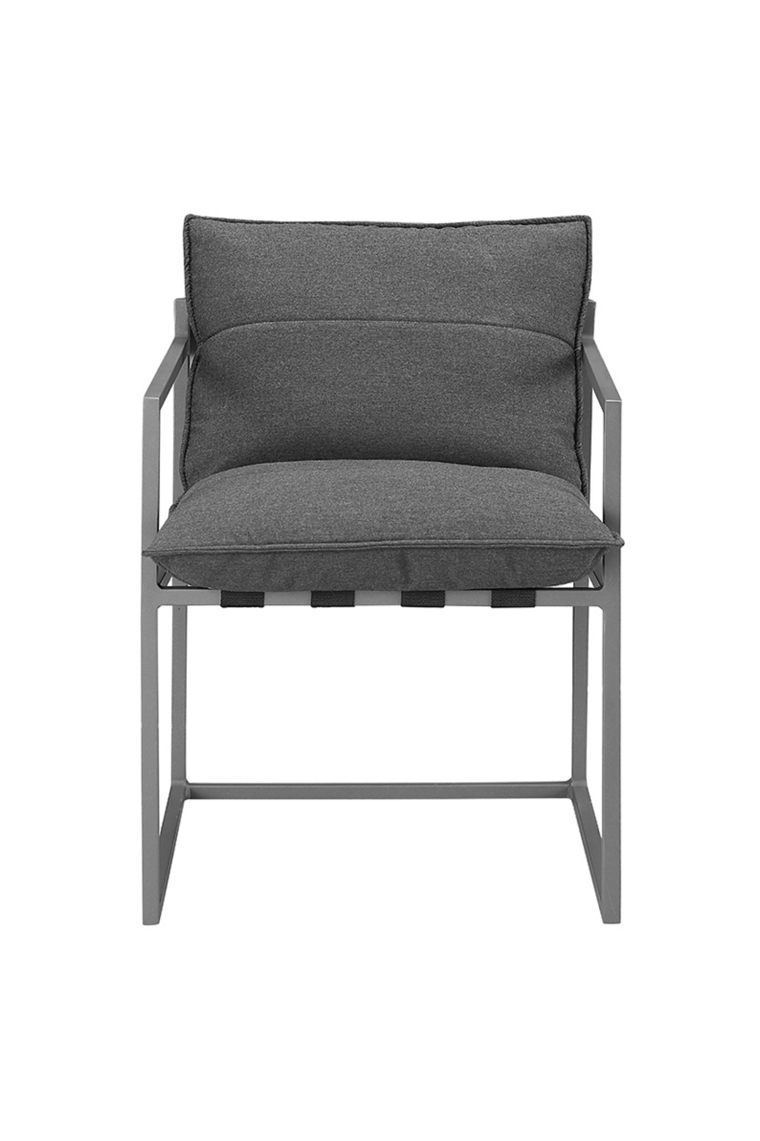 Reese Outdoor Dining Chair - Soot Grey