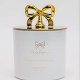 Gold Bow Candle