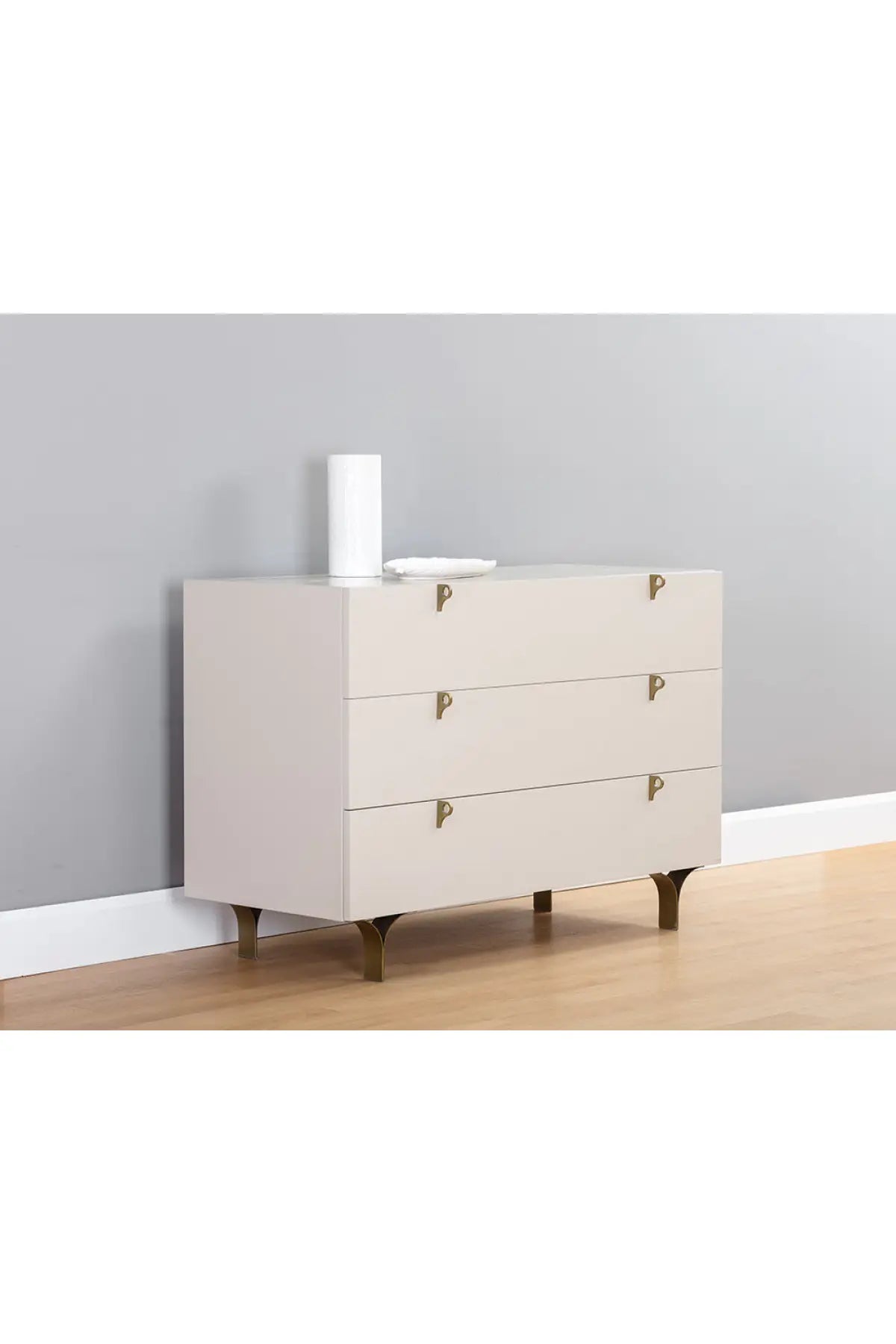 celine champagne dresser Joss & Main Celine 25" 3-Drawer Dresser & Reviews