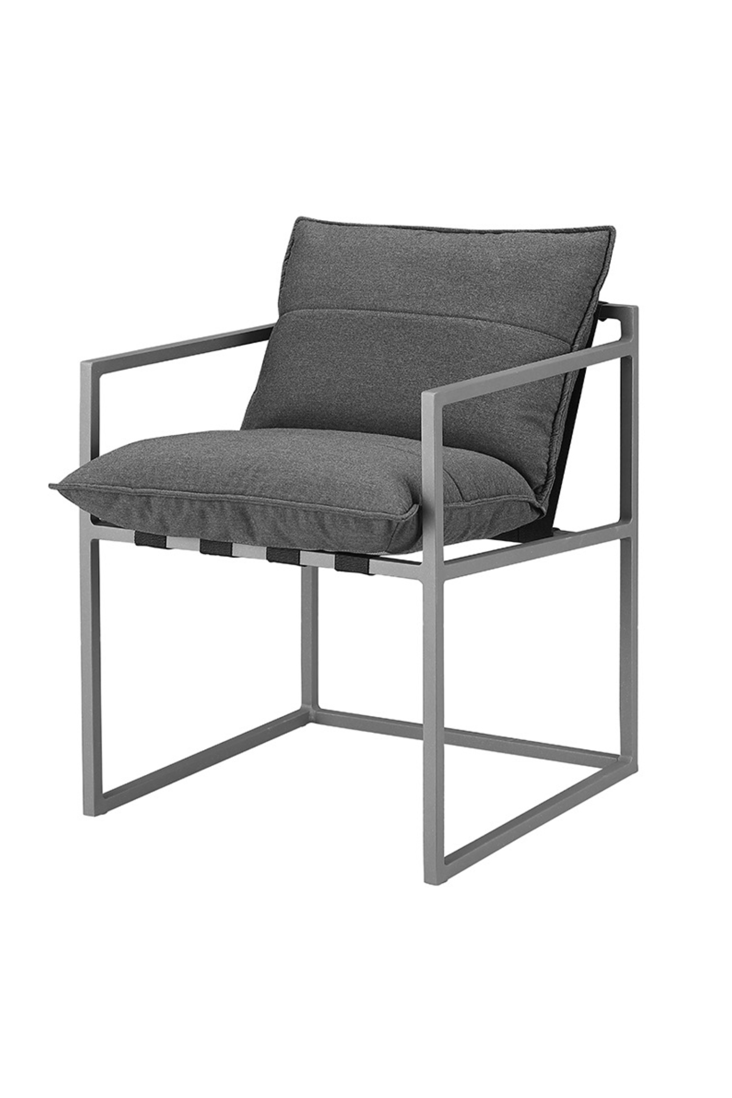 Reese Outdoor Dining Chair - Soot Grey