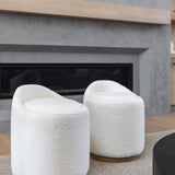 Swirl Swivel Ottoman