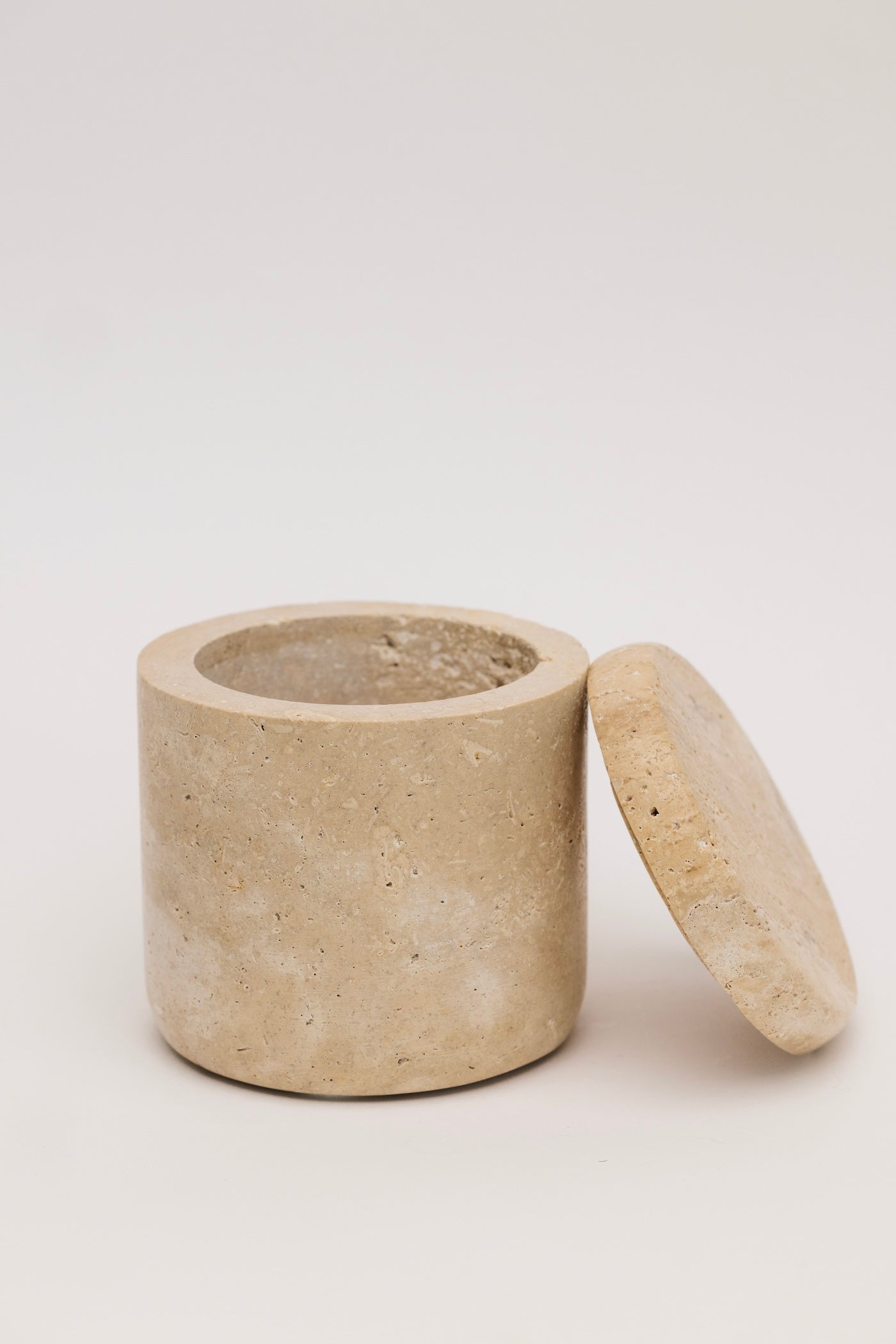 Santana Travertine Canister