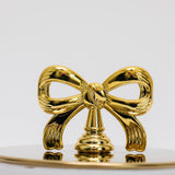 Gold Bow Candle