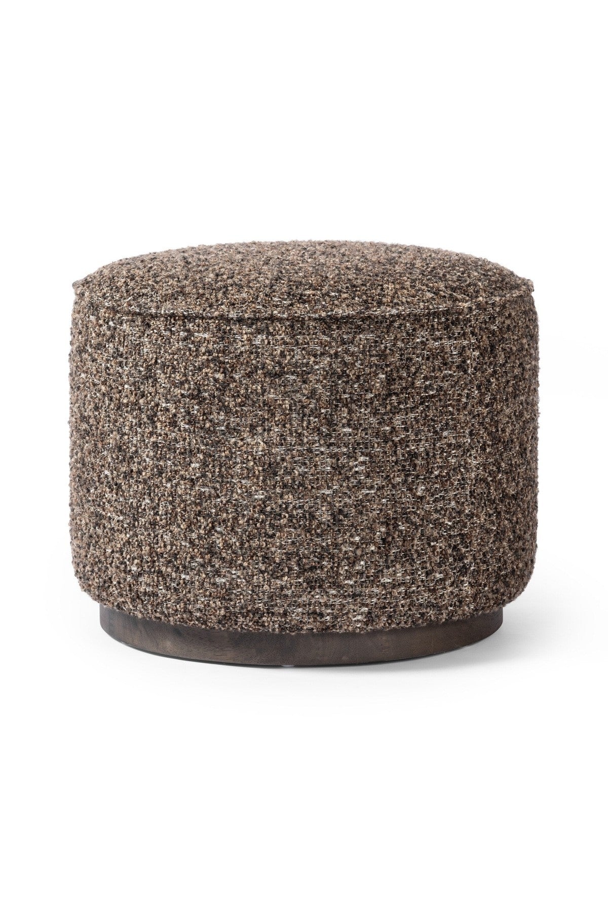 Damon Round Ottoman - Ivan Granite