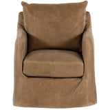 Banks Slipcover Swivel Chair