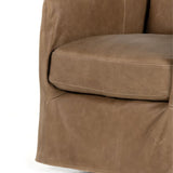 Banks Slipcover Swivel Chair