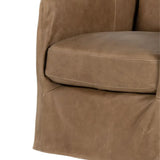 Banks Slipcover Swivel Chair