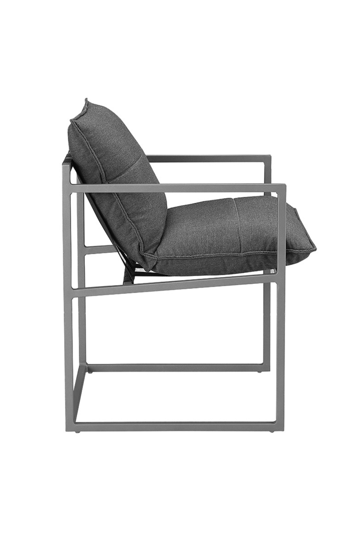 Reese Outdoor Dining Chair - Soot Grey