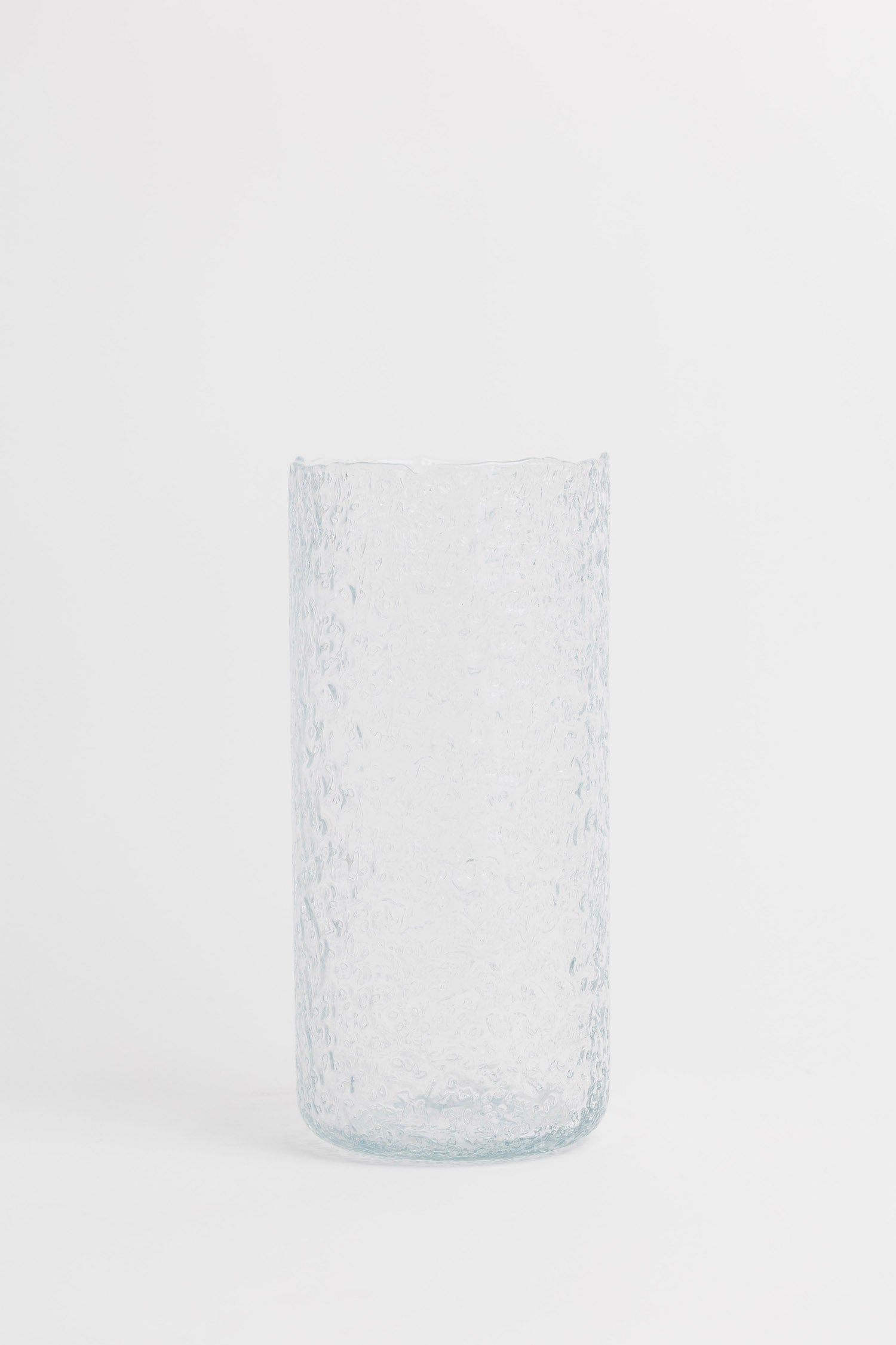 Iris Pebbled Glass Vase