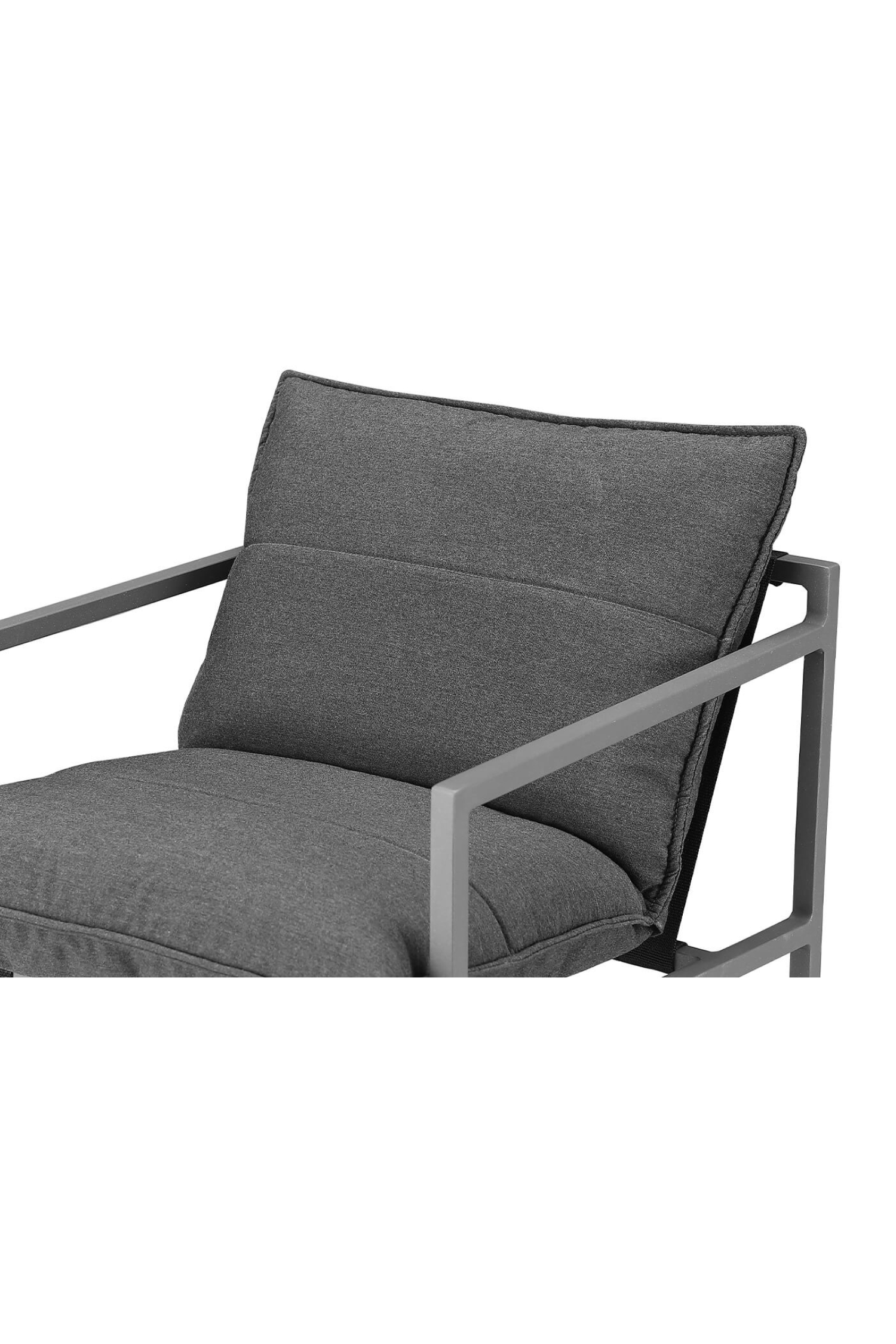 Reese Outdoor Dining Chair - Soot Grey