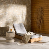 Kinta Outdoor Chaise Lounge - Stone