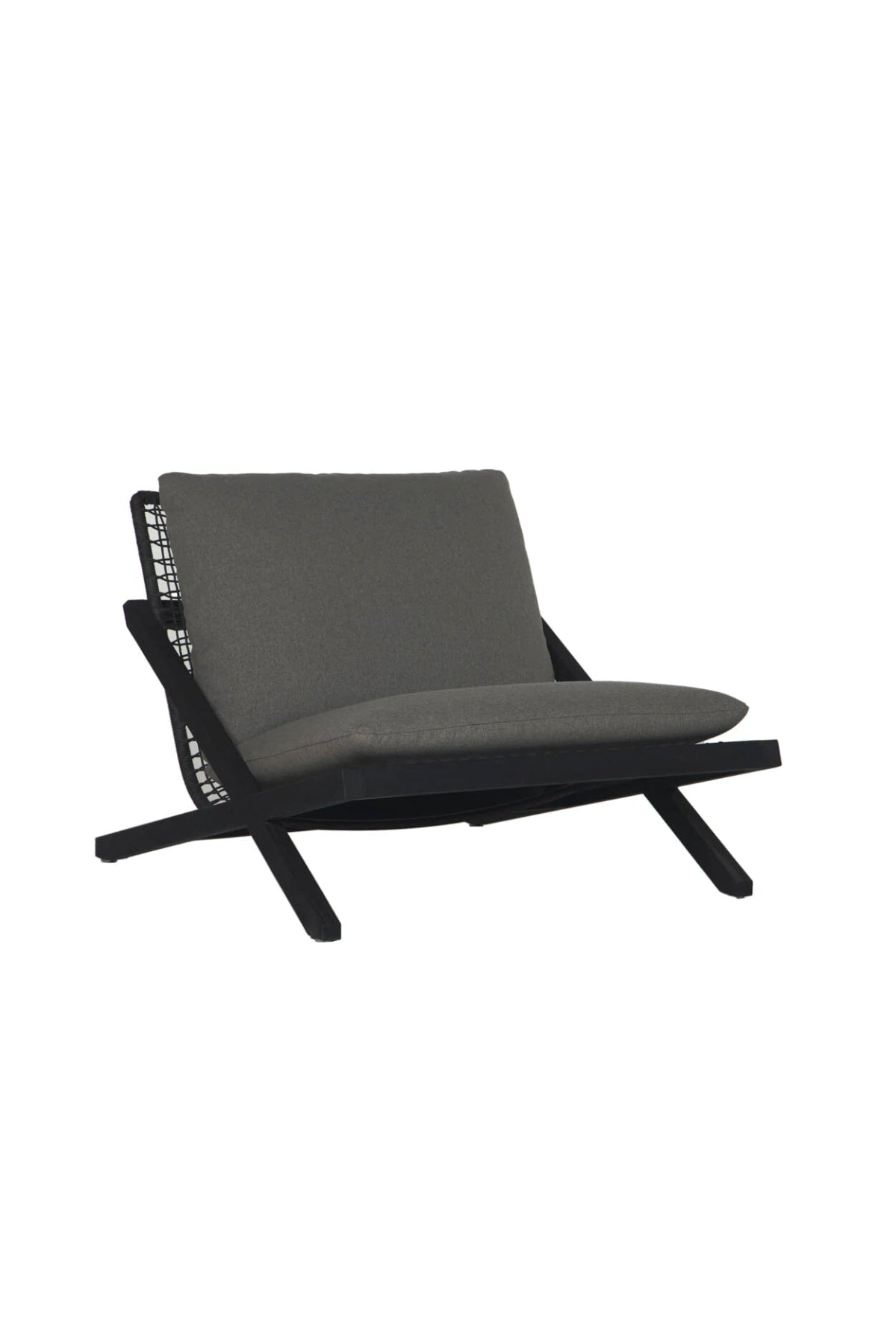 Venice Outdoor Lounge Chair - Charcoal